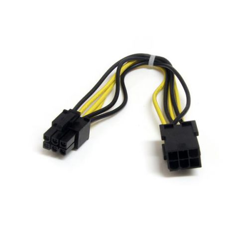 Cables / Leads / Plugs / Fuses StarTech 8in 6 pin PCI Power Extension Cable