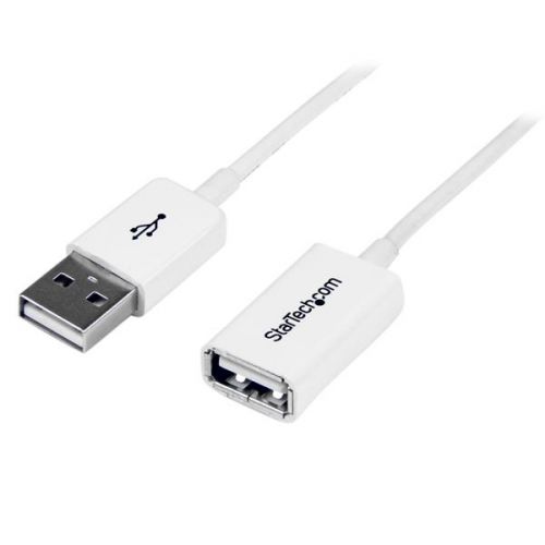 StarTech 2m White USB 2.0 Extension Cable