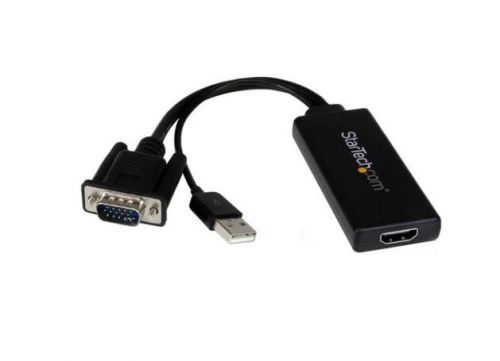 StarTech.com VGA to HDMI Adapter with USB Audio