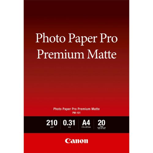 Photo Paper Canon PM-101 Premium A4 Matte Photo Paper 20 sheets - 8657B005