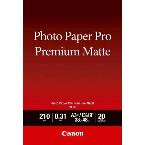 Photo Paper Canon PM-101 Premium A3+ Matte Photo Paper 20 sheets - 8657B007