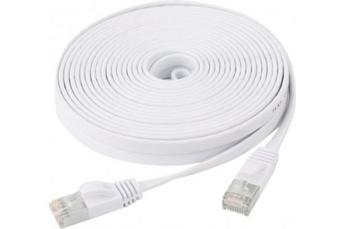 Cables / Leads / Plugs / Fuses EXC Patch Cable RJ45 U FTP cat.6 Flat 1M