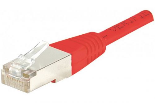 EXC Patch Cable RJ45 cat.6 F UTP Red 50M