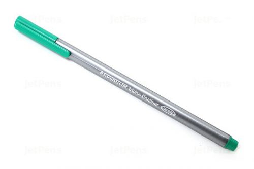 Fineliner Pens Staedtler Triplus Fineliner Pen 0.8mm Tip 0.3mm Line Green (Pack 10) 334-5