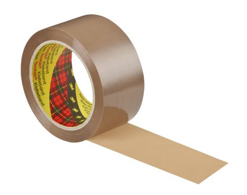 Scotch+309+Low+Noise+Polypropylene+Packaging+Tape+48mmx66m+Brown+%28Pack+6%29+7000095477