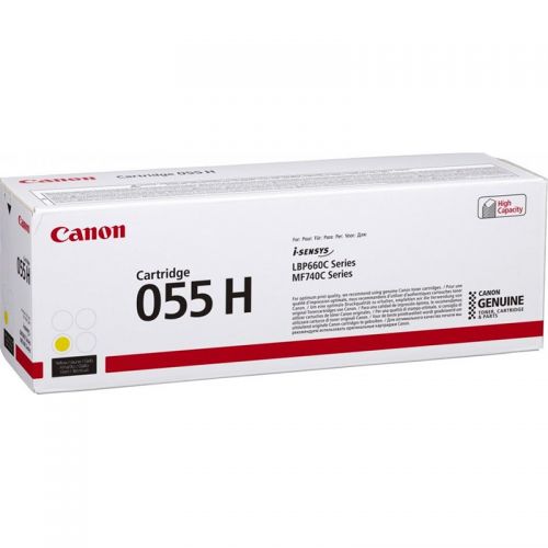 Canon 055HY Yellow High Capacity Toner Cartridge 5.9k pages - 3017C002