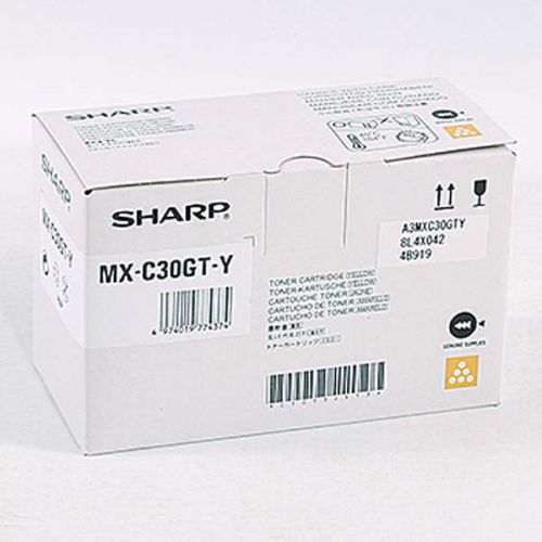 Sharp Yellow Toner Cartridge 6k pages - MXC30GTY