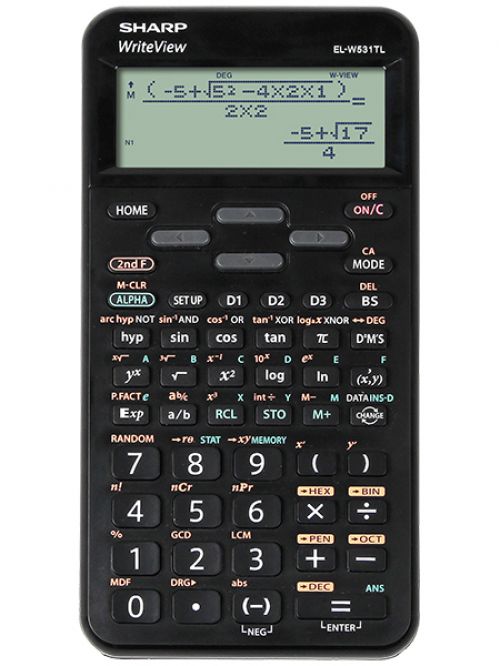 Scientific Calculator Sharp ELW531T 16 Digit Scientific Calculator Black SH-ELW531TLBBK