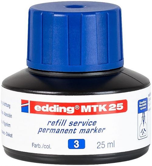 edding MTK 25 Refill Ink For Permanent Marker Blue
