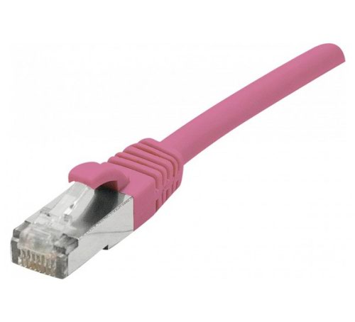 EXC 2m FUTP Cat6a Snagless LSZH Pink Cable