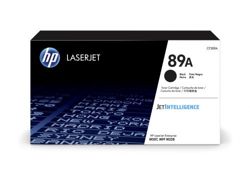 HP 89A Black Standard Capacity Toner 5K pages for HP LaserJet Enterprise M507 series and HP LaserJet Enterprise MFP M528 series - CF289A