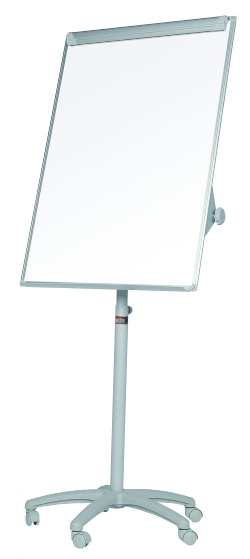 Bi-Office Classic Mobile Flipchart Easel Magnetic 700x1000mm Grey - EA4806175