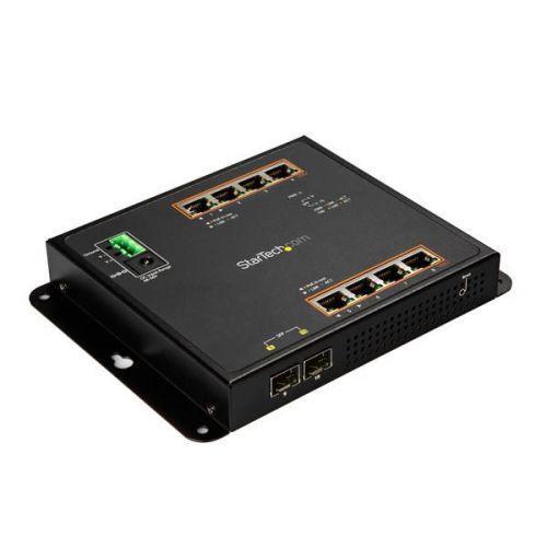 StarTech.com+GbE+Switch+8+Port+PoE+plus+2+SFP+Ports