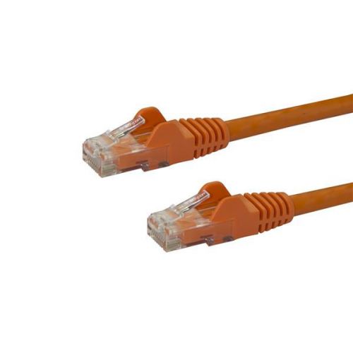 StarTech.com 2m Orange Snagless Cat6 UTP Patch Cable
