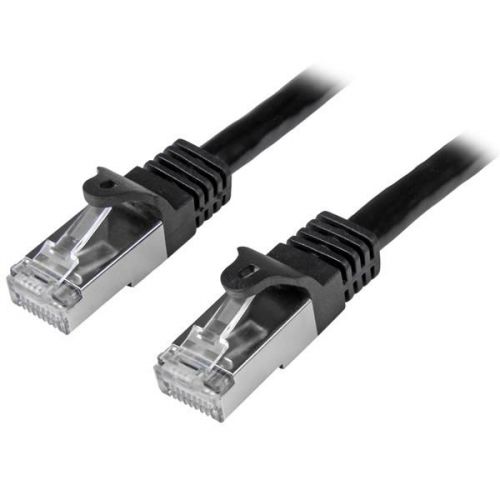Cables & Adaptors Startech 3m Black Cat6 Patch Cable Shielded SFTP