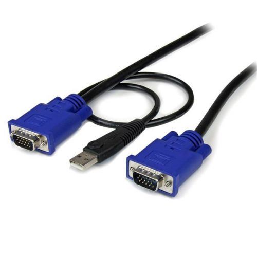 Startech 15ft 2in1 Ultra Thin USB KVM Cable