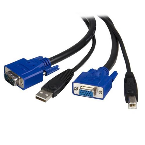 StarTech.com 4.5m 2in1 Universal USB KVM Cable