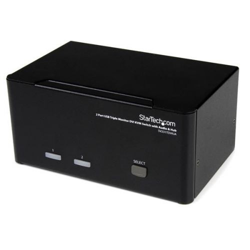 StarTech.com+2+Port+Triple+Monitor+DVI+USB+KVM+Switch