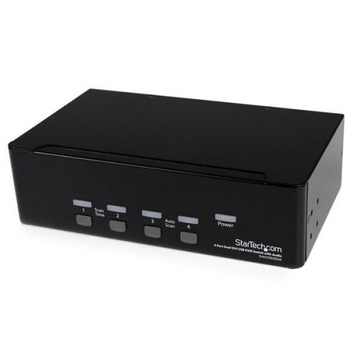 StarTech.com+4+Port+Dual+DVI+USB+KVM+Switch