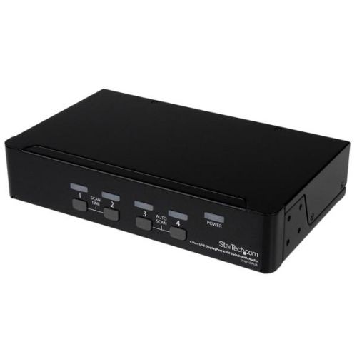 StarTech.com 4 Port USB DP KVM Switch with Audio
