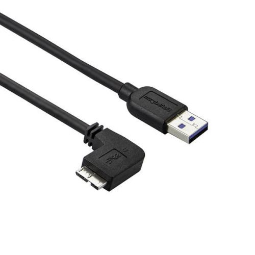 StarTech.com+1m+USB+3.0+A+to+Micro+B+Left+Angle+Slim