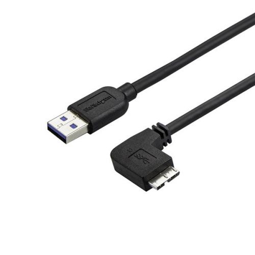 StarTech.com+1m+USB+3.0+A+to+Micro+B+Right+Angle+Slim