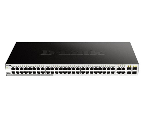 D-Link 52 Port Gigabit Smart Managed Switch with 4 SFP Ports D-Link 52 Port Gigabit Smart Managed Switch with 4 SFP Ports