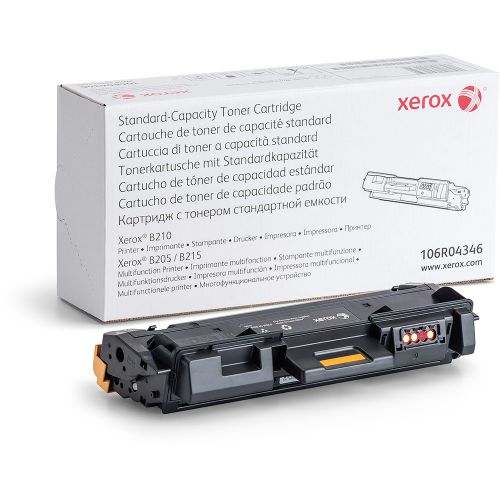 Laser Toner Cartridges Xerox Black Standard Capacity Toner Cartridge 1.5k pages for B205 / B210/ B215 - 106R04346