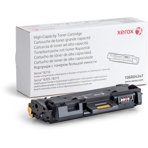 Xerox Black High Capacity Toner Cartridge 3k pages for B205 /​ B210/​ B215 - 106R04347