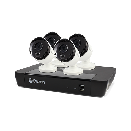 4 Cam 8 Chan 4K UHD NVR Security System