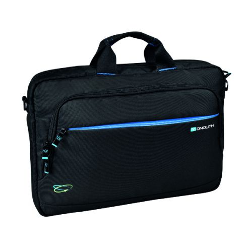 Monolith Blue Line Laptop Briefcase for Laptops up to 15.6 inch Black/​Blue 2000003314