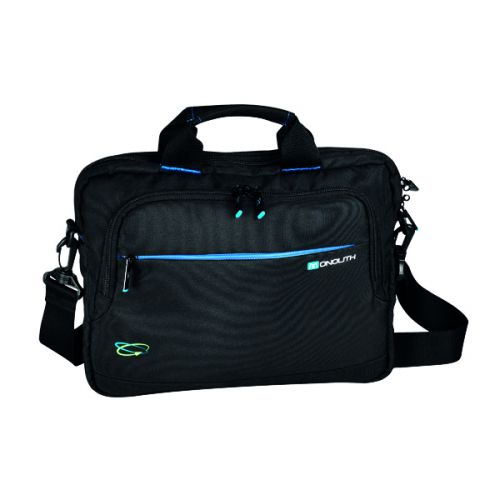 Briefcases & Luggage Monolith Blue Line Chrome Briefcase for Laptops up to 13.3 inch Black/Blue 2000003315