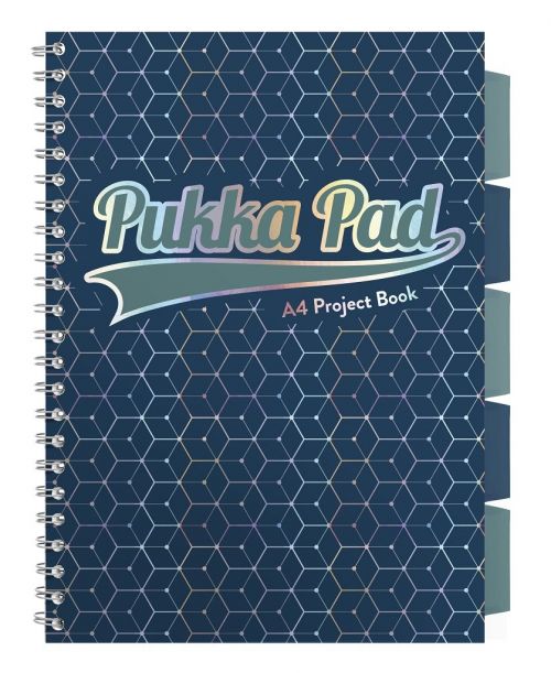 Pukka Glee Project Book Dark Blue A4 (Pack of 3) 3004-GLE