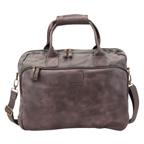Pride and Soul Mystify Laptop Bag for Laptops up to 15 inch Grey/Brown