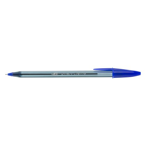 Bic+Cristal+Exact+Ballpoint+Pen+0.7mm+Tip+0.28mm+Line+Blue+%28Pack+20%29+-+992605