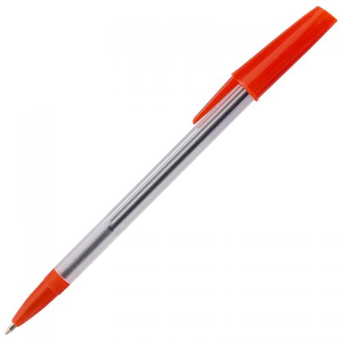 ValueX+White+Box+Ballpoint+Pen+1.0mm+Tip+0.7mm+Line+Red+%28Pack+50%29+-+0052502%2FNB