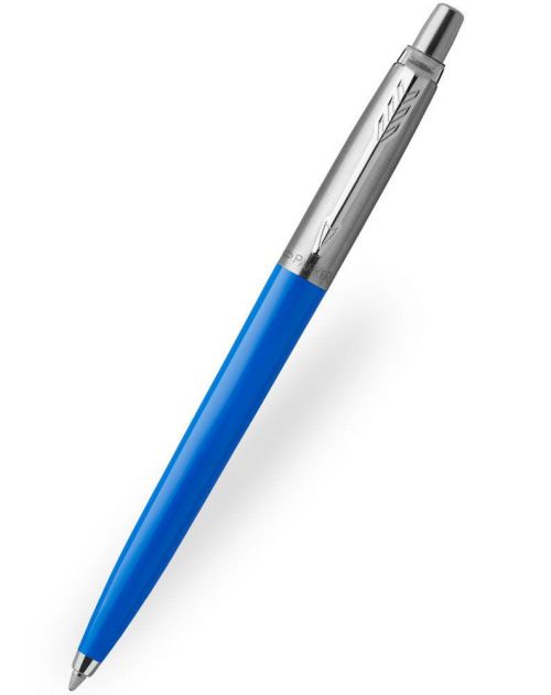 Ball Point Pens Parker Jotter Ballpoint Pen Blue Barrel Blue Ink