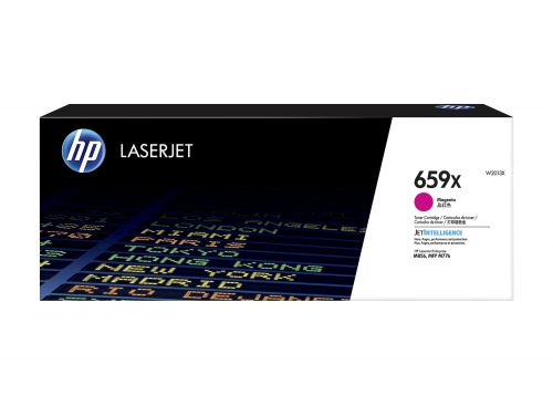 HP 659X Magenta High Yield Toner 29K pages for HP LaserJet Enterprise MFP M776 / M856 - W2013X