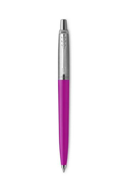 Parker Jotter Ballpoint Pen Pink Barrel Blue Ink