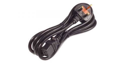Cables / Leads / Plugs / Fuses 2.4m Power Cable C19 to BS1363A UK Plug
