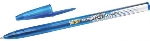 Rollerball Pens Bic Gel-ocity Stic Gel Rollerball Pen 0.5mm Line Blue (Pack 30)