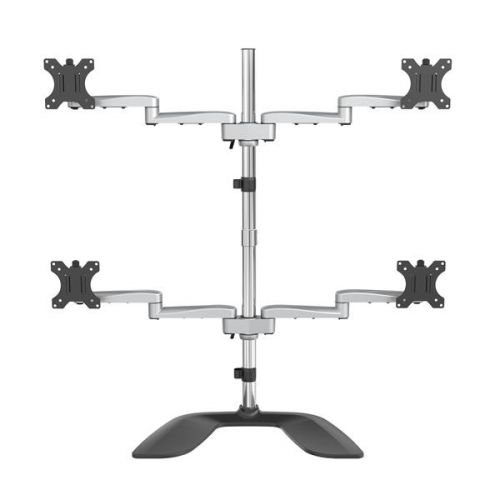 Arms Up to 32 Inch Quad Monitor Stand