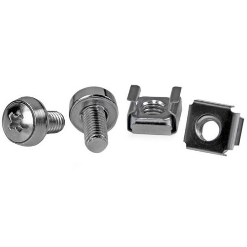 StarTech.com 50 Pkg M6 Mounting Screws and Cage Nuts