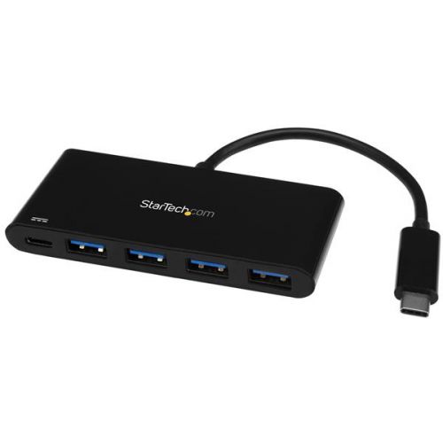 4 Port USB C Hub with PD C to A USB 3.0