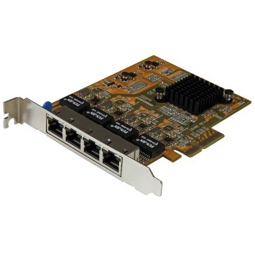 StarTech.com 4 Port PCIe Gigabit Network Adapter Card