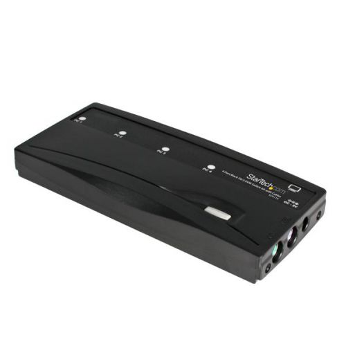 StarTech.com 4 Port PS2 KVM Switch Kit with Cables