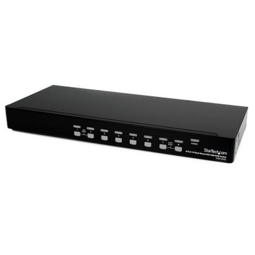 StarTech.com+8+Port+1U+Rack+Mount+DVI+USB+KVM+Switch