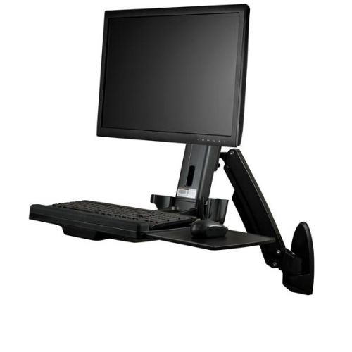 Accessories One Monitor Sit Stand Desk Wall Mount