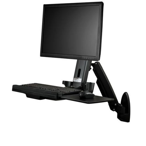 StarTech.com One Monitor Sit Stand Desk Wall Mount