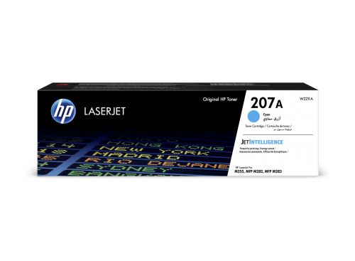 HP 207A Cyan Standard Capacity Toner Cartridge 1.25K pages - W2211A